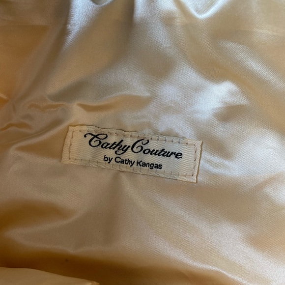 Gold sequin shoulder bag - Picture 3 of 4